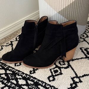 Black Suede Ankle Boots